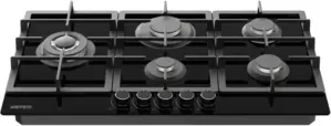 Варочная панель газовая Meferi MGH905BK GLASS ULTRA