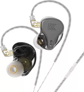 Наушники KZ Acoustics DQ6s (с микрофоном, серый) фото