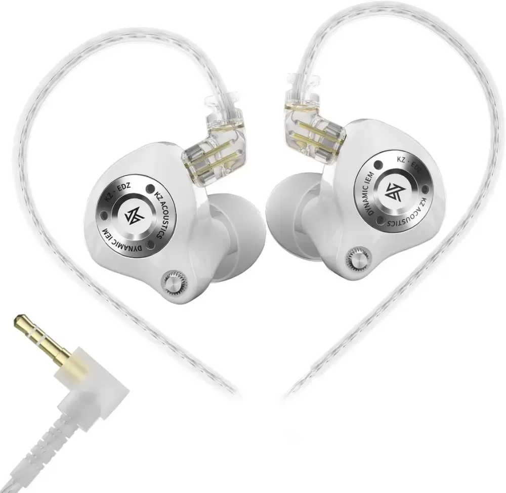 KZ Acoustics EDZ 3.5 мм (без микрофона, белый)