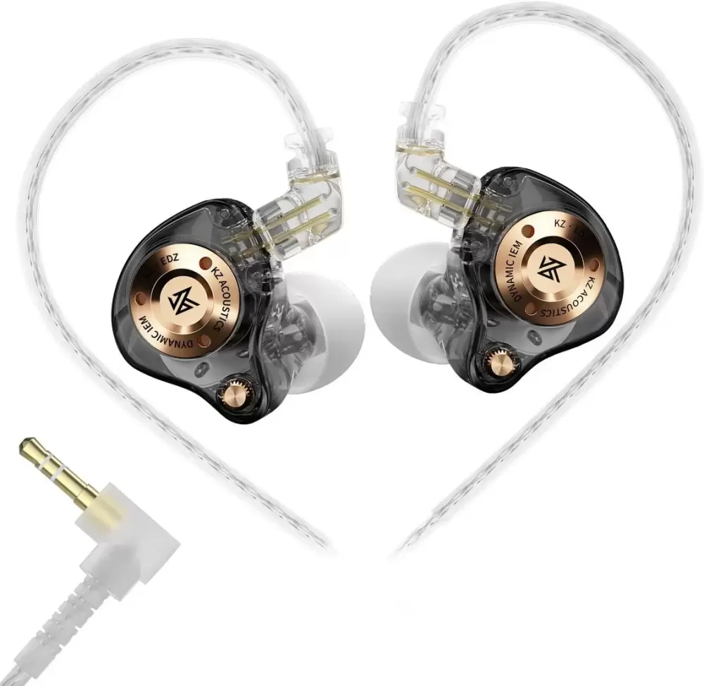 KZ Acoustics EDZ 3.5 мм (без микрофона, черный)
