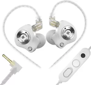 Наушники KZ Acoustics EDZ 3.5 мм (с микрофоном, белый) фото