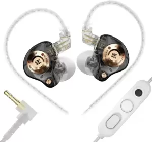 Наушники KZ Acoustics EDZ 3.5 мм (с микрофоном, черный) фото