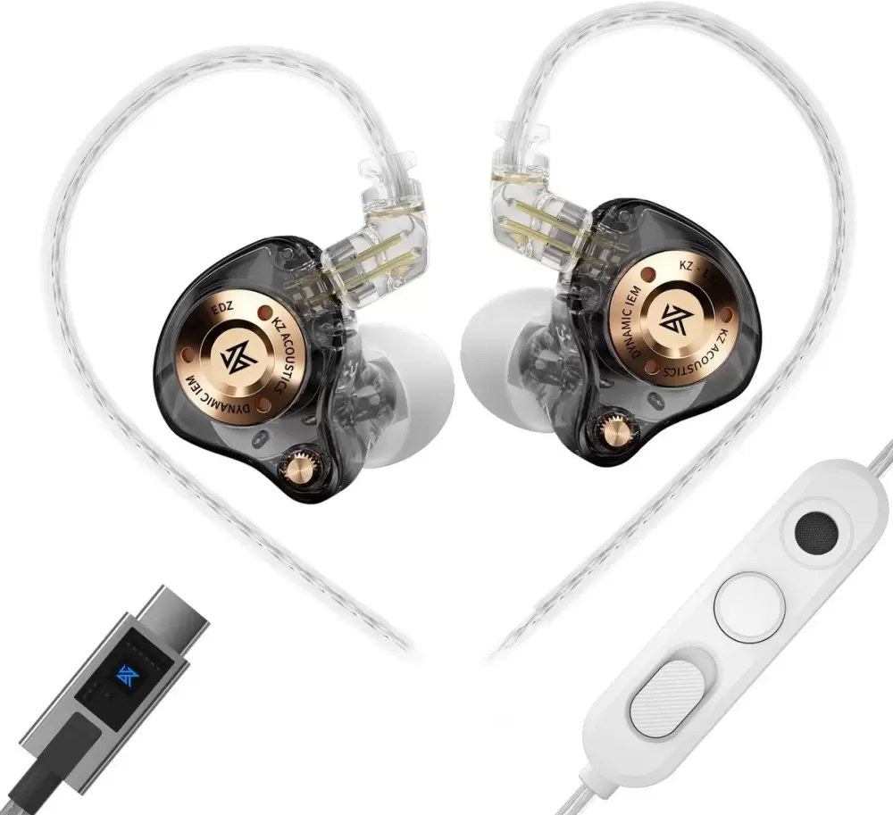 KZ Acoustics EDZ USB Type-C (с микрофоном, черный)
