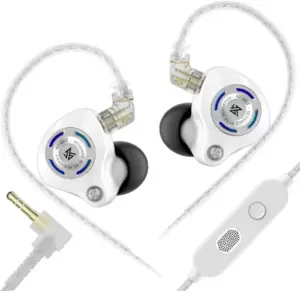 Наушники KZ Acoustics Gale 3.5 мм (с микрофоном, белый) фото