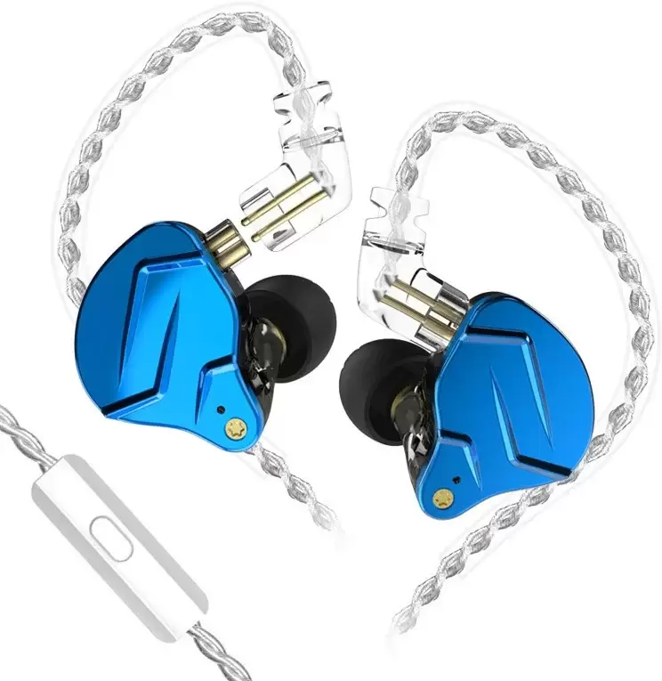 KZ Acoustics ZSN Pro X (без микрофона, синий)