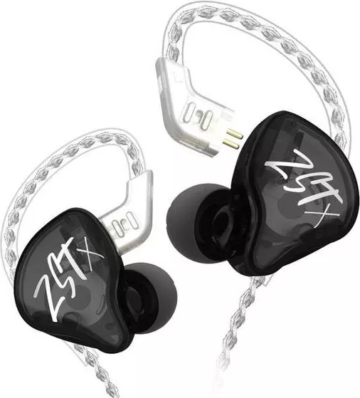 KZ Acoustics ZST X (без микрофона, черный)