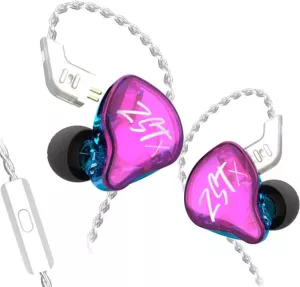 Наушники KZ Acoustics ZST X (с микрофоном, фиолетовый) icon