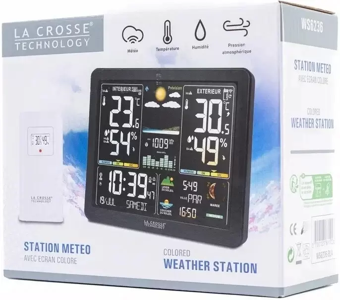 Метеостанция La Crosse WS6236-BLA фото