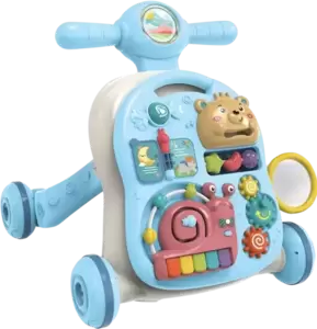 Ходунки-каталка Labalu Комфорт и интеллект для малыша 3 в 1 (светло-голубой) фото