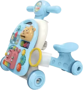 Ходунки-каталка Labalu Комфорт и интеллект для малыша 4 в 1 (светло-голубой)