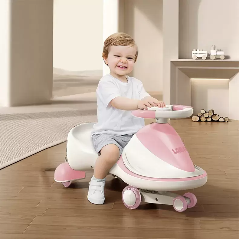 Бибикар Labalu SDX-1-1 (розовый/белый) фото