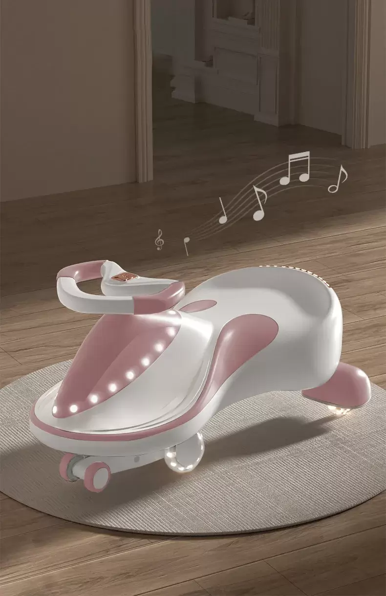 Бибикар Labalu SDX-1-1 (розовый/белый) фото