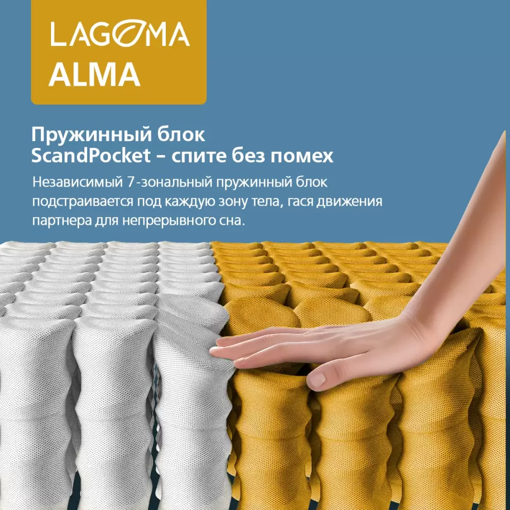 Матрас LAGOMA Alma 90x195x26 фото