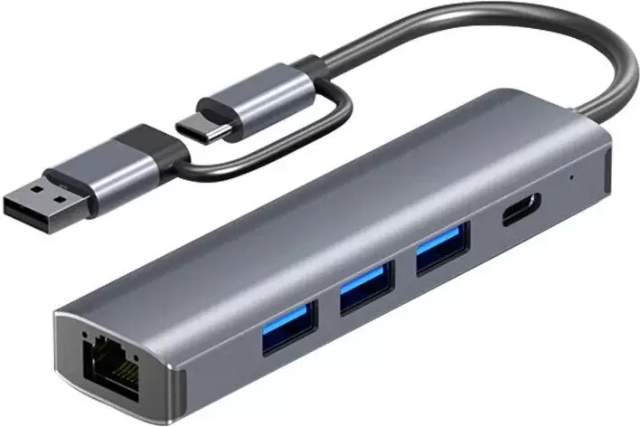 Док-станция Lalaunicky USB-A/Type-C 5-in-2 фото 2