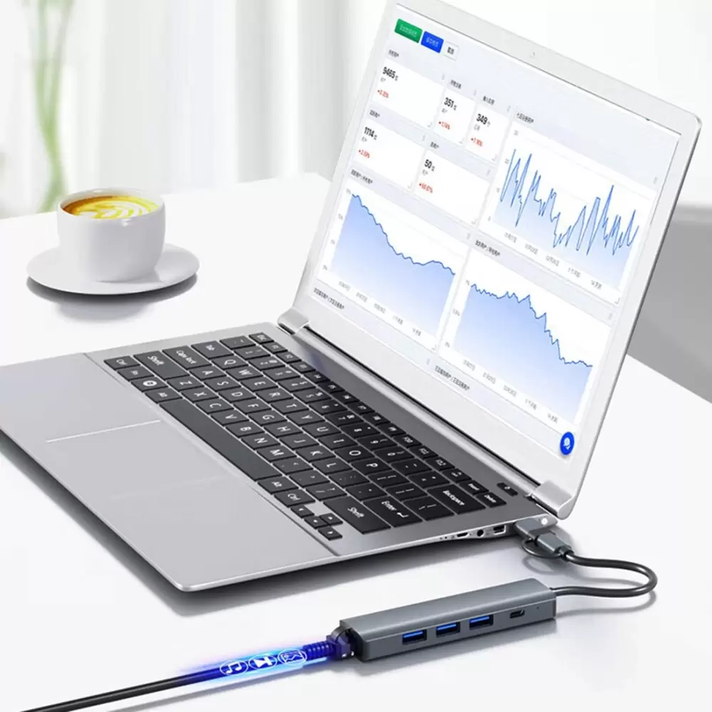 Док-станция Lalaunicky USB-A/Type-C 5-in-2 фото 4