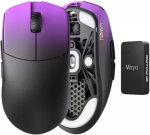 Игровая мышь Lamzu Maya Champion Edition (черный/фиолетовый) фото