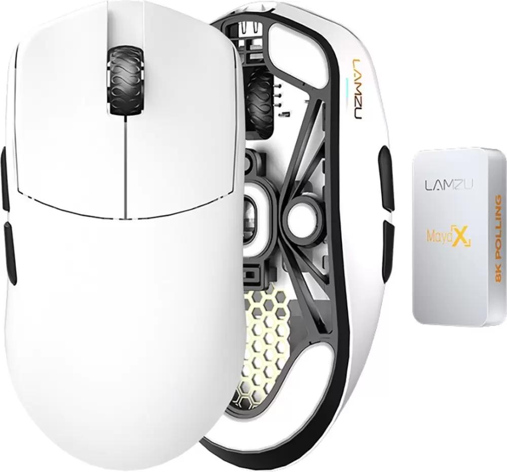 Игровая мышь Lamzu Maya X (белый) фото