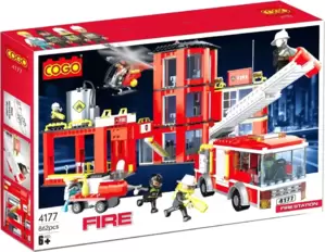 Конструктор LANSI Пожарная часть / 182325 фото