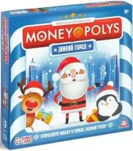 Настольная игра Лас Играс Money Polys. Зимний город 5043355 фото