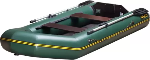 Моторно-гребная лодка Leader Boats Чирок-290 (зеленый) фото 2