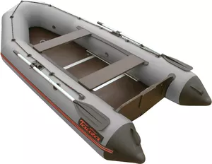 Надувная лодка Leader Boats Тайга-340 киль (серый) фото