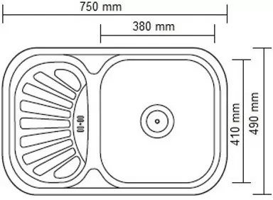 Кухонная мойка Ledeme L67549-R фото 2