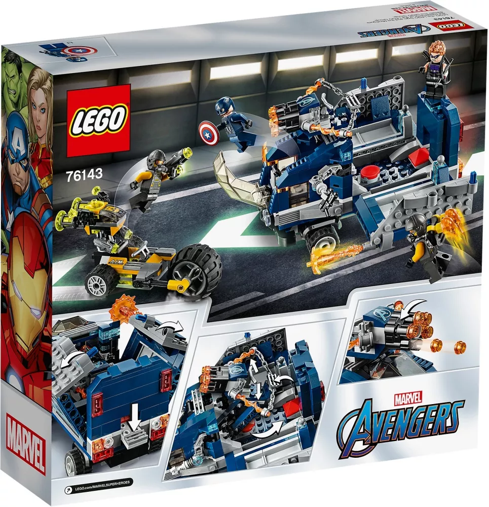 Lego Marvel Avengers 76143 Мстители: Нападение на грузовик