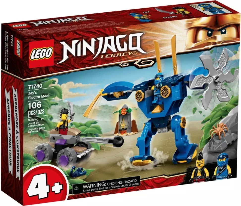 Lego Ninjago 71740 Электрический робот Джея