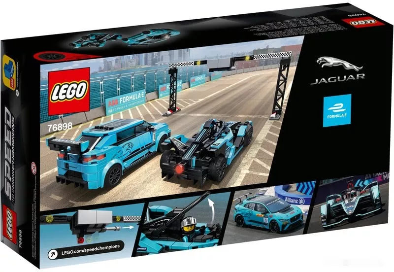 Конструктор Lego Speed Champion 76898 Formula E Panasonic Jaguar Racing GEN2 car &#38; Jaguar I-PACE eTROPHY фото