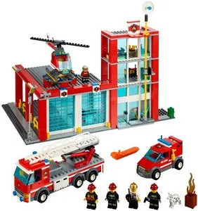 Конструктор Lego 60004 Пожарная часть фото