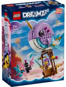 Конструктор Lego DREAMZzz 71472 Воздушный шар Нарвал Иззи фото