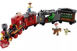 Lego 7597 Ковбойское преследование поезда