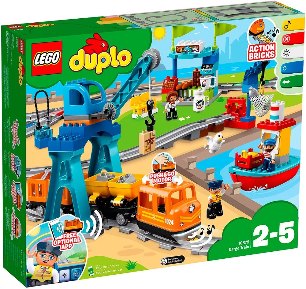 Lego Duplo 10875 Грузовой Поезд
