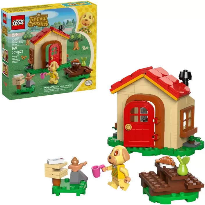 Конструктор Lego Animal Crossing 77058 Уютный домик Голди фото