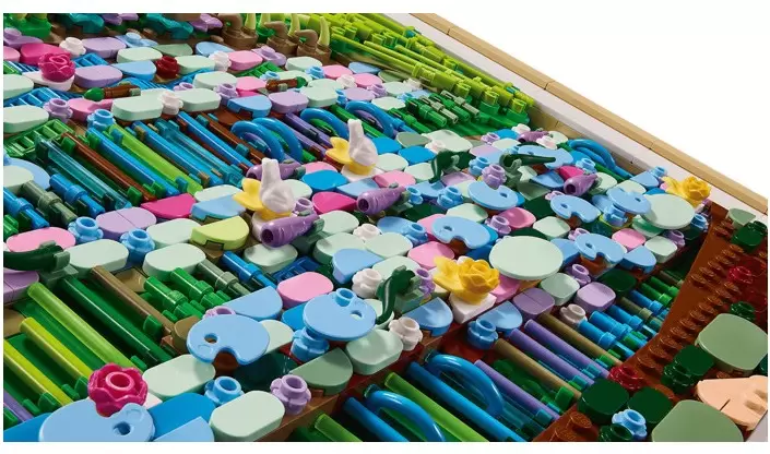 Конструктор Lego Art 31220 Клод Моне — Мост через пруд с водяными лилиями фото 3