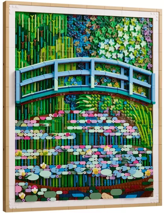 Конструктор Lego Art 31220 Клод Моне — Мост через пруд с водяными лилиями фото 5
