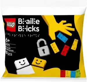 Конструктор Lego Braille Bricks 30711 Игра с кубиками Брайля фото