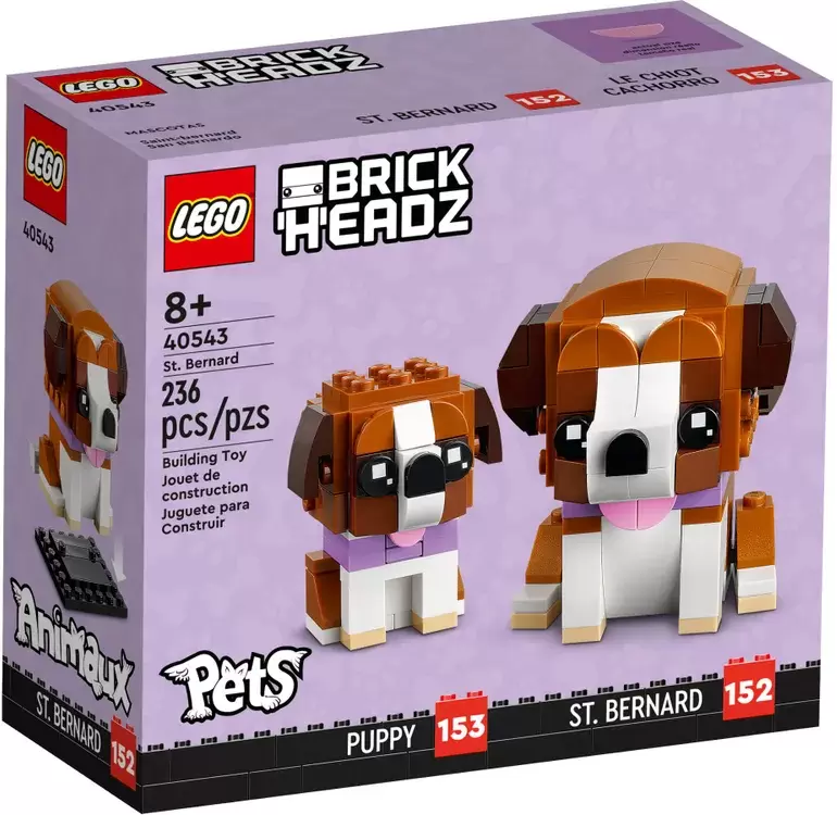 Lego Brick Headz 40543 Сенбернар