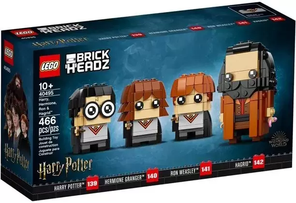 Lego BrickHeadz 40495 Гарри, Гермиона, Рон и Хагрид
