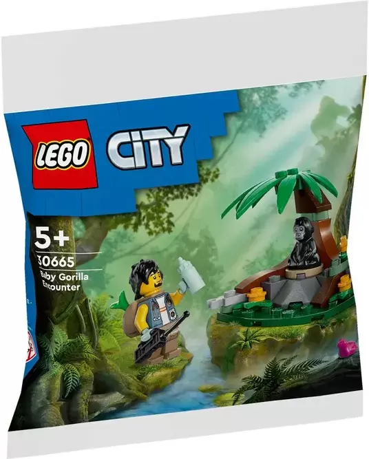 Lego City 30665 Встреча с детенышем гориллы