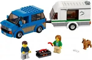 Конструктор Lego City 60117 Фургон и дом на колёсах фото
