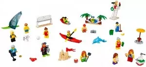 Конструктор Lego City 60153 Комплект минифигурок Отдых на пляже фото