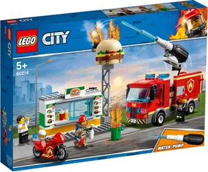Конструктор Lego City 60214 Пожар в бургер-кафе фото