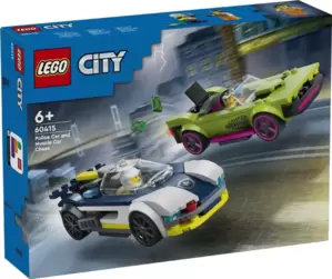 Конструктор LEGO City 60415 Погоня за полицейской машиной и спортивным автомобилем фото