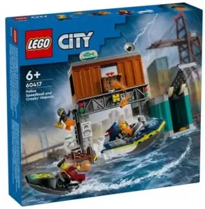 Lego City 60417 Полицейский катер и логово мошенников