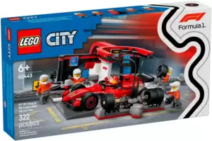 Конструктор Lego City 60443 Пит-Стоп с Ferrari фото