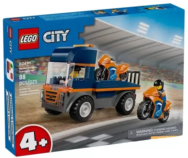 Lego City 60491 Транспортер мотоциклов