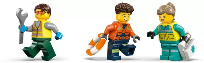 Конструктор Lego City 60505 Самолет, грузовик и судно на воздушной подушке фото