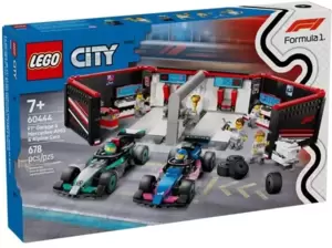 Конструктор Lego City Гараж F1 Mercedes-AMG и Alpine 60444  фото