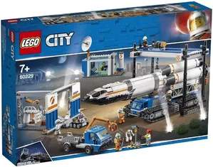 Конструктор Lego City Площадка для сборки и транспорт для перевозки ракеты / 60229 фото